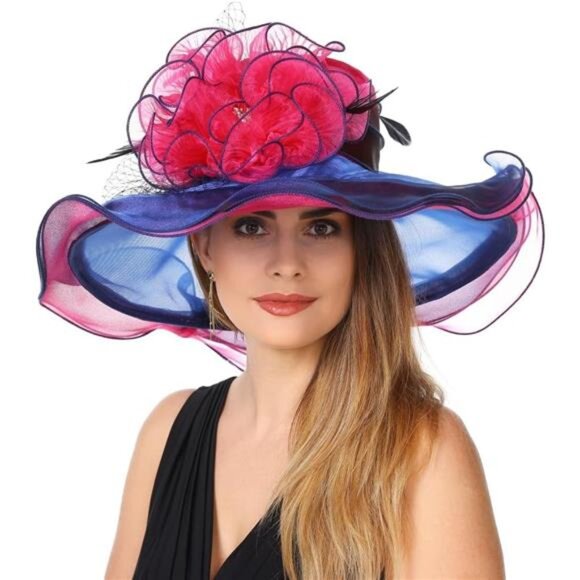 Women\'s Organza Kentucky Derby Fascinator Hat main image 6